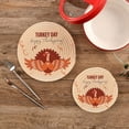 thumbnail image 7 of SKYSONIC Thanksgiving Turkey Unique Pot Holders Trivets, 2 Pcs Heat Resistant Trivets, Cotton Thread Weave Mats for Hot Pads Pans Pot Bowl Teapot for Kitchen Decor, 7 of 7
