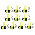 thumbnail image 2 of jinwen 10 Pieces Fishing Hooks Keeper with 2 Rubber O Rings Fishing Tools Fishing Lures green, 2 of 9