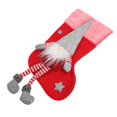 thumbnail image 3 of Calcetín de Navidad Lindo Gnomo Calcetín Decorativo Adorno Bolsa con Patas para Árbol de Navidad Puerta de Chimenea Rojo, 3 of 5