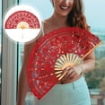 thumbnail image 4 of Lace Hollow Out Vintage Hollow Fan Fan Fan de la Corte Europea Vintage, 4 of 5