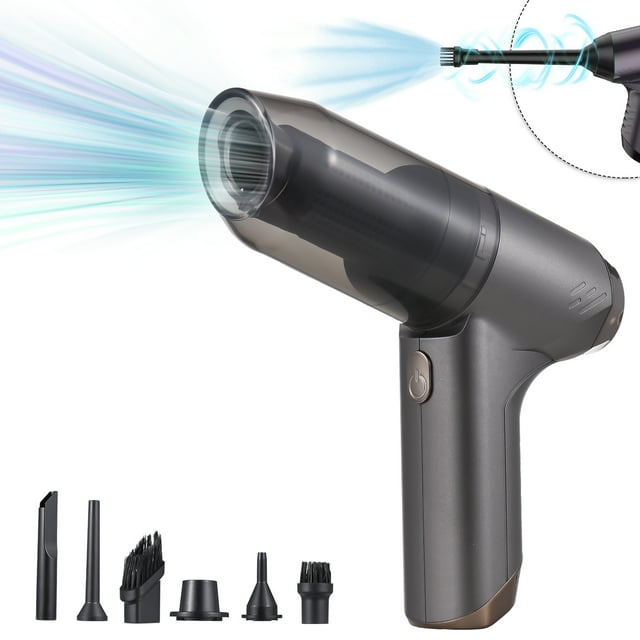 Aspiradora de mano inalámbrica 19000Pa potente succión y soplado 3 en 1 soplador de aire Dust Buster