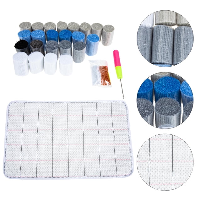 OULII Kit De Gancho De Tapete Para Manualidades Con Hilo Resistente Ideal Para Proyectos DIY