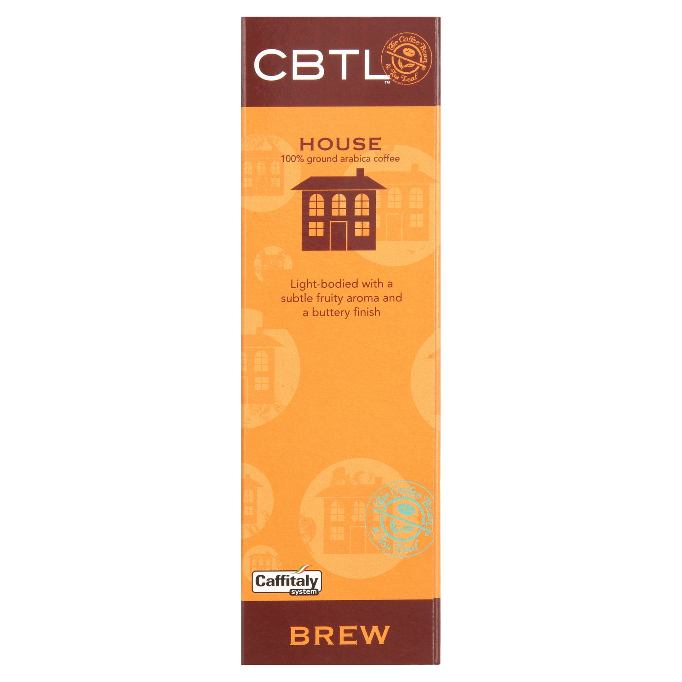The Coffee Bean & Tea Leaf House Brew Light Roast Single Serve Coffee for CBTL Single Serve Systems, 1 Box of 10 Capsules