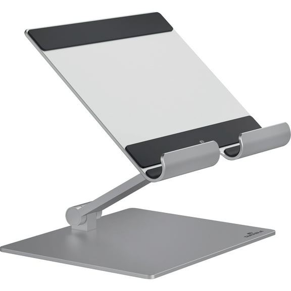 Durable Premium Aluminum Tablet Holder Rise Desk Stand, Foldable