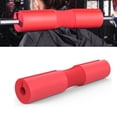 thumbnail image 4 of Almohadilla con barra para aliviar el estrés, cómoda espuma gruesa para hombros, almohadilla para sentadillas para gimnasio en casa, color rojo, 4 of 12