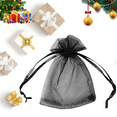 thumbnail image 4 of 100PCS Organza Gift Candy Sheer Bags Mesh Jewelry Pouches Drawstring Bulk for Wedding Party Favors Festival Christmas Valentine's Day, 4 of 6