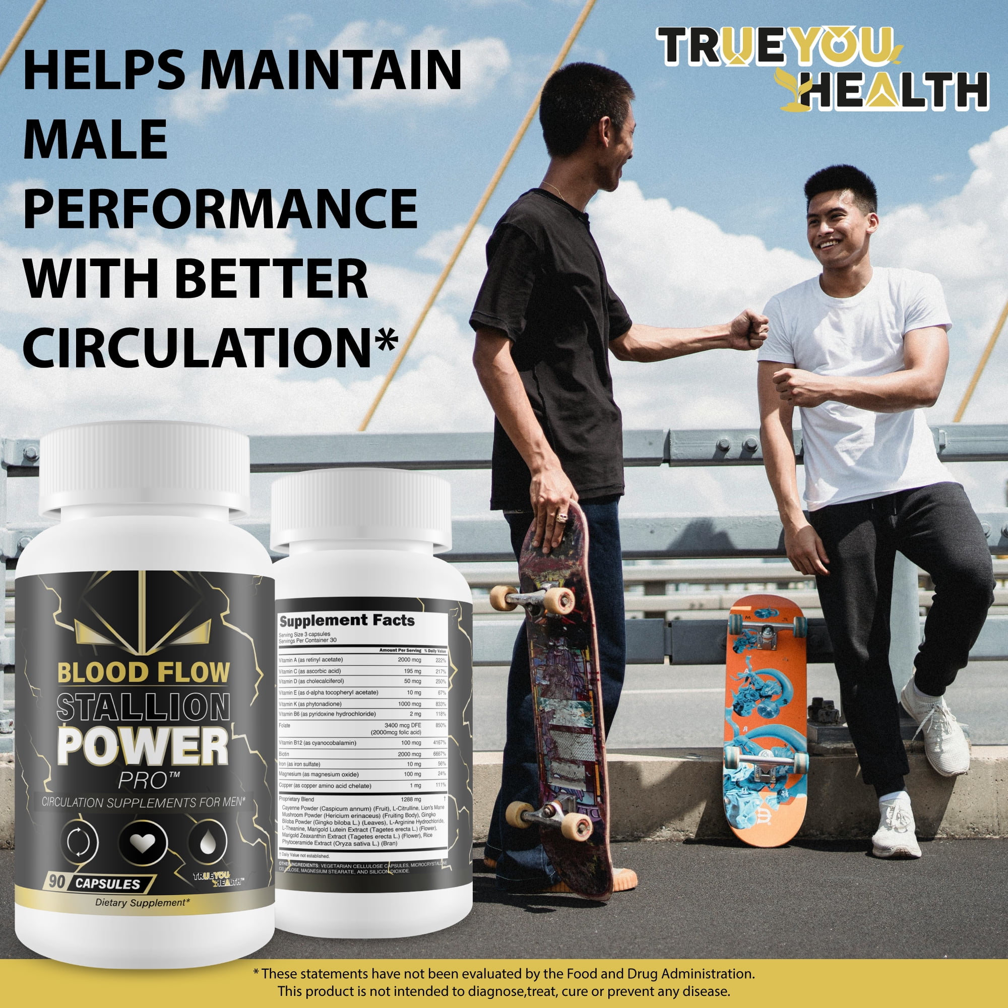 Blood Flow Stallion Power Pro - Circulation Knockout Pills Blood Flow Horse Salt Trick - Our Best Male Blood Flow Pills - Circulation Supplement for Men Blood Flow Natural Circulation Supplements
