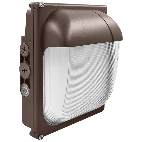 Luxrite 20/40/60W LED Wall Pack Light Photocell 3CCT, Up To 7200LM, Dusk to Dawn 120-277V Dimmable IP65