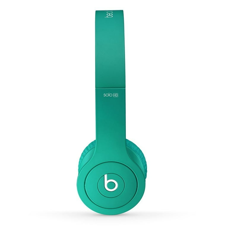 Restored Beats by Dr. Dre Solo HD Drenched in Teal Wired On Restored Beats by Dr. Dre Solo HD Drenched in Teal Wired On