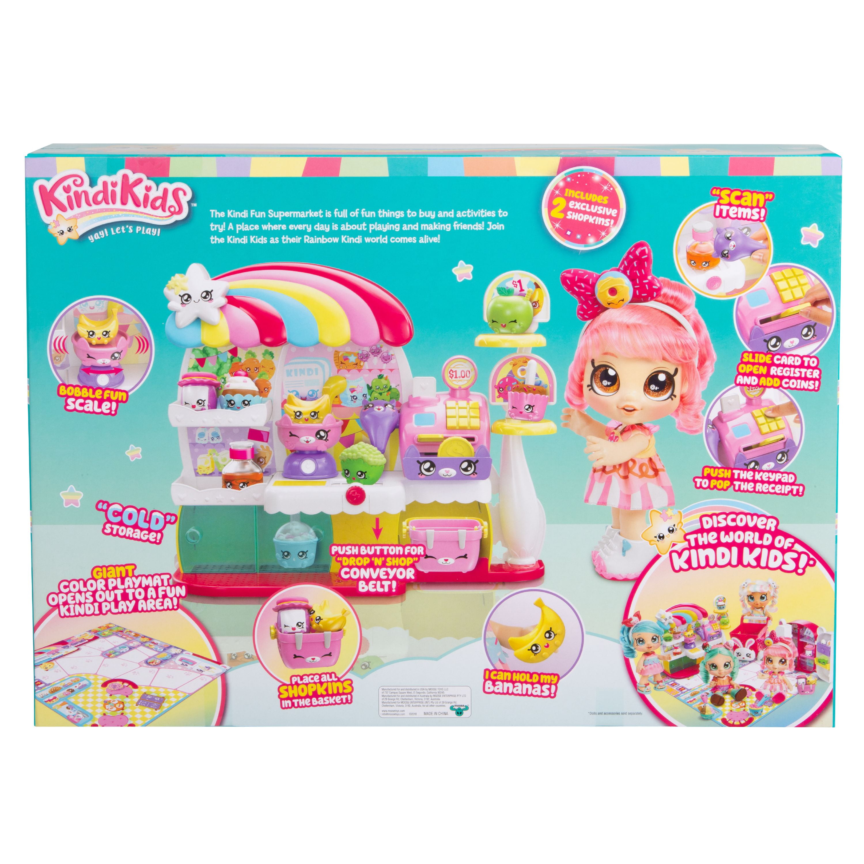 kindi kids supermarket playset