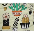 thumbnail image 5 of oneOone Polyester Spandex Light Yellow Fabric Cactus Craft Projects Decor Fabric Printed By The Yard 56 Inch Wide-GJ, 5 of 6