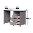 thumbnail image 6 of Compact Pine Desk with Drawers – Solid Wood Study Table for Kids and Adults, 6 of 8