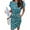 F-Floral Blue, variant on UVN Summer Dresses for Women Striped T Shirt Dress Casual Midi Dress Short Sleeve Sundress with Pockets