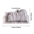 thumbnail image 3 of zhangmingg Easter Silicone for DIY Crafting Bunny Rabbit Spring Plaster Casting Decoration Happy Holiday, 3 of 6