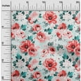 thumbnail image 2 of oneOone Polyester Spandex Dark Peach Fabric Florals Craft Projects Decor Fabric Printed By The Yard 56 Inch Wide-HQ, 2 of 4