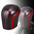 thumbnail image 6 of JISADER Car Gear Shifter Knob Cover Auto Interior Decoration for Automobile SUV Red B, 6 of 9