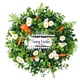 thumbnail image 2 of Decoraciones de Pascua, Corona de Zanahoria de Pascua Margarita Corona de Eucalipto Corona de Zanahoria de Pascua Fiel a su Promesa, 2 of 8