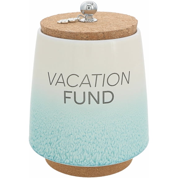 Pavilion Gift Company - Vacation - 6.5" Ceramic Savings Bank
