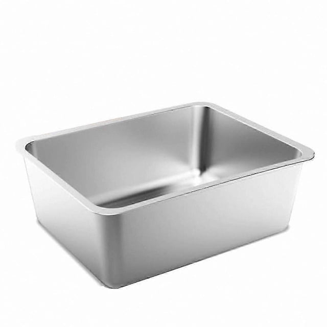 Odor-Proof Non-Stick Litter Pan, Durable Metal Construction, Easy Clean Design, 17.5 x 13.5 x 6 Inches