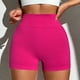 thumbnail image 2 of Pantalones cortos de yoga de cintura alta para mujer: pantalones cortos de ciclismo sin costuras con entrepierna de 4,5 pulgadas, talla real, transpirables y elásticos en cuatro direcciones, para l, 2 of 4