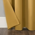 thumbnail image 6 of Sun Zero Nolan 1-Piece Energy Saving Blackout Grommet Curtain Panel, 40"X63", Gold, 6 of 10