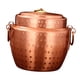 thumbnail image 1 of Olla de cobre práctica con tapa, resistente y apta para cocina, camping y hogar. 22 cm, 1 of 9