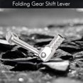 thumbnail image 2 of 0.47 Inch Motorcycle Gear Folding Gear Shift Lever Silver, 2 of 5