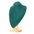 thumbnail image 2 of Counter Top Jewlery Display Stand Wooden Bust Pendants Holder Case, Easy to Use, 2 of 8