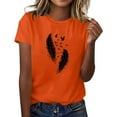 thumbnail image 2 of Neewe T Shirts for Women Summer Short Sleeve Crewneck Casual Cute Graphic Basic Tees Tops, 2 of 4