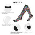 thumbnail image 5 of Pofeuu Trendy Colorful Pineapples 1 Print Compression Socks for Women & Men Circulation - Best Support for Nurses,Running,Athletic,Sports, 5 of 7