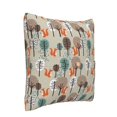 thumbnail image 2 of Bingfone Squirrels and Trees Linen Throw Pillow Covers Cushion Case Pocket Button Vintage Farmhouse Pillowcase-20"x20", 2 of 9
