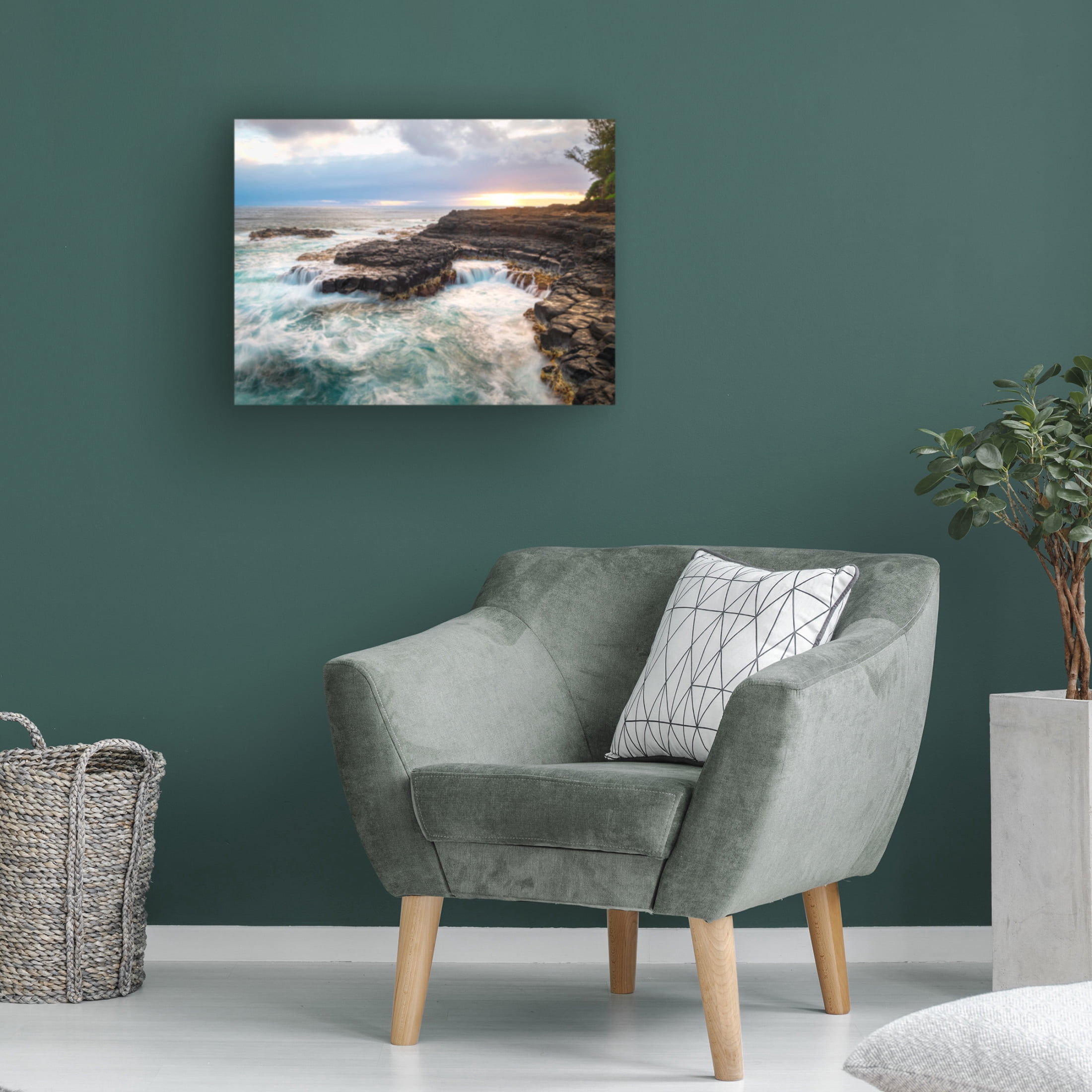 Canvas Wall Art - Danny Head 'North Shore' Wall Art for Living Room, Bedroom, or Office Décor by Trademark Fine Art - 47 x 35 Inches