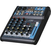 AUDIO2000S AMX7321 Professional Four-Channel Audio Mixer With USB Interface, Bluetooth