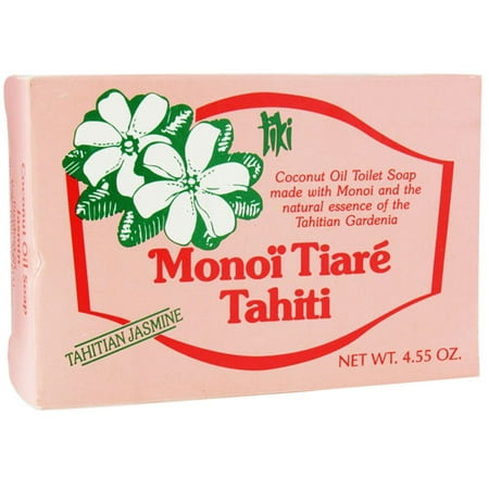 Monoi Tiare Tahiti Coconut Oil Toilet Soap With Tahitian Jasmine - 4.6 (Best Toilet Soap In India)