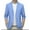 Blue, variant on Razzly Men's & Suit Jackets Lightweight Summer Suit Jacket Casual Stretch Slim Fit Button Sport Coats for Style and Comfort(Navy,XL)