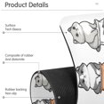thumbnail image 4 of Yayeee Faucet Mat for Kitchen Sink 30" Diatomite Long Splash Guard Pad, Gray Cute Chubby Cat, 4 of 7