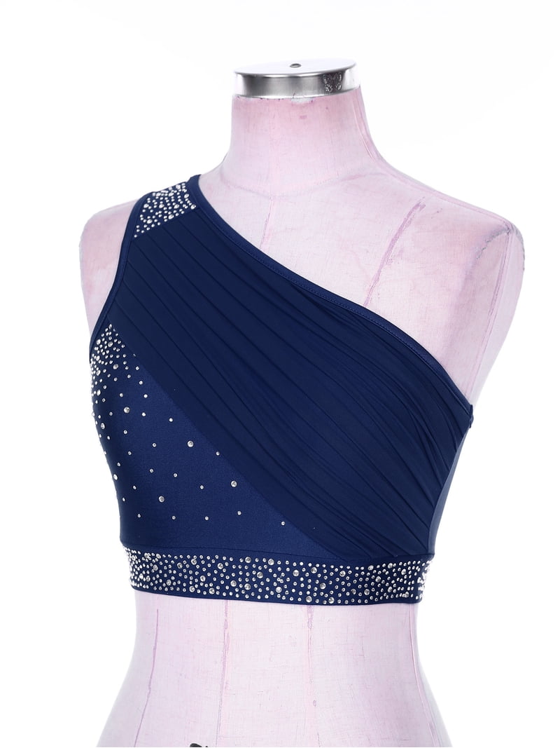 blue victorian wedding dresses Blue brocade crop-top and skirt – TheStylease.com