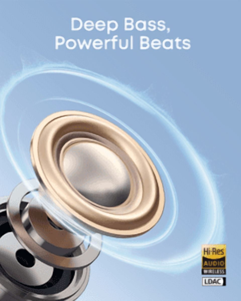 Soundcore C50i by Anker, Open-Ear Clip-On Earbuds, 12mm Drivers, Powerful Bass, AI Clear Calls, 28H Playtime, Secure Fit, Hi-Res Audio, IP55 Water Resistance, Bluetooth 6.0