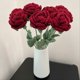 thumbnail image 2 of Modern Elegant Artificial Flowers Home Decoration Table Knitted Rose Wedding Art Valentine'S Day Gif, 2 of 5