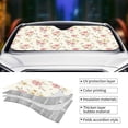 thumbnail image 4 of Kdxio Floral Print Front Windshield Sun Shade,Folding Auto Sunshade for Car Truck SUV-, 4 of 7