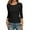 A-Black466, variant on Womens Blouses Slim Fit Ribbed Stretchy Fitted Round Neck Top Casual Solid Color Basic Long Sleeve Soft Tee