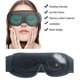 thumbnail image 4 of Máscara para dormir con bloqueo de luz para hombres y mujeres, protección para los ojos para viajes, siestas y sueño nocturno, cómoda y transpirable, color blanco, 4 of 5
