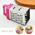 thumbnail image 4 of 6Pcs Mini Grater Box Cheese Grater Garlic Ginger Grater Slicer Vegetable Grating Tool, 4 of 5