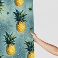 thumbnail image 3 of GOSMITH Watercolor Pineapple Square Shower Curtain, Multiple Sizes White, 3 of 6