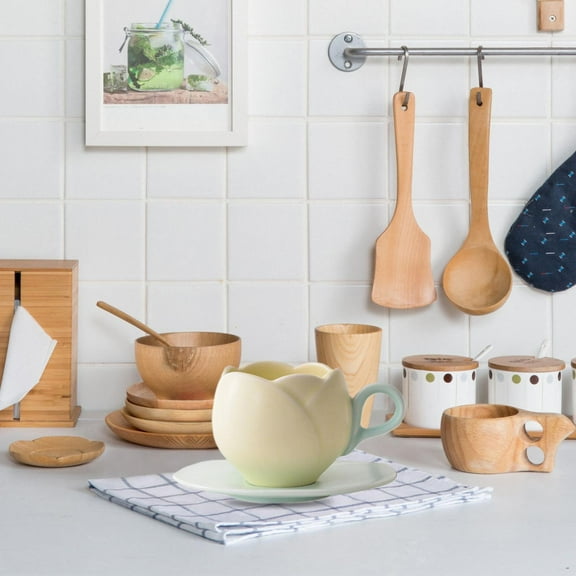 KULOKHUI Water Bottle Mug Coffee Mug Ceramic Coffee Mugs With Creative Cute Cup Flower Coffee Cup For Tea Coffee MilkBOne Size