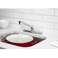 Mainstays 8" Widespread Dual Acrylic Handle Kitchen Faucet, Chrome