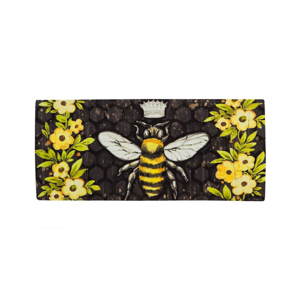 Evergreen Sassafras Switch Mat Bee Happy Queen Bee, Interchangeable