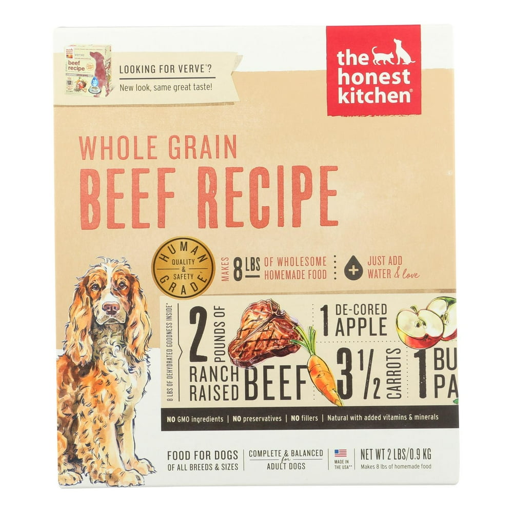 The Honest Kitchen Verve Natural Human Grade Dehydrated Dog Food, Beef
