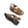 thumbnail image 4 of DREAM PAIRS Women's Comfortable Arch Support Wedge Sandals Open Toe Casual Summer Shoes, 4 of 5