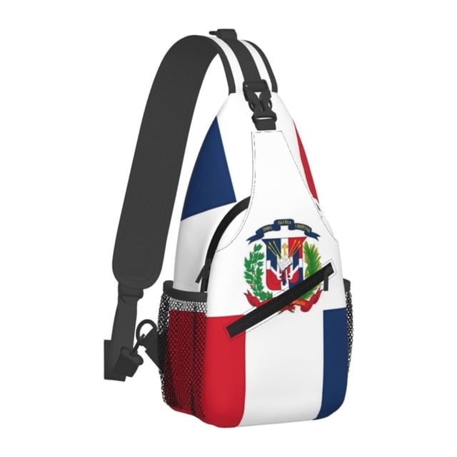 Bookk Backpack Crossbody With Shoulder Strap Features National Print Large Capacity Suitable For Outdoor Cycling And Traveling Suitable For Both And